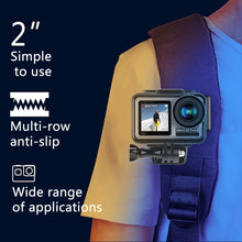 Load image into Gallery viewer, RUIGPRO 360 Degree Rotation Backpack Rec-Mounts Clip Clamp Mount + Phone Clamp for GoPro, Insta360, DJI and Other Action Cameras, Rec-Mounts+Clamp