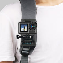 Load image into Gallery viewer, RUIGPRO Hook and Loop Fastener Backpack Rec-Mounts Clip Clamp Mount with Screw for GoPro, Insta360, DJI and Other Action Cameras, Hook and Loop Fastener Clip
