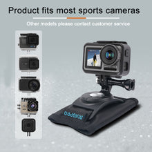 Load image into Gallery viewer, RUIGPRO Hook and Loop Fastener Backpack Rec-Mounts Clip Clamp Mount with Screw for GoPro, Insta360, DJI and Other Action Cameras, Hook and Loop Fastener Clip