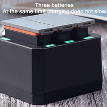 Load image into Gallery viewer, USB Triple Batteries Charger with LED Indicator Light for DJI OSMO Action, Charger