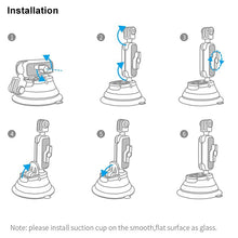 Load image into Gallery viewer, PGYTECH P-GM-132 Action Camera Suction Cup Phone Holder for DJI Osmo Action &amp; GoPro 8/7, P-GM-132