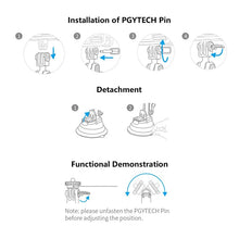 Load image into Gallery viewer, PGYTECH P-GM-132 Action Camera Suction Cup Phone Holder for DJI Osmo Action &amp; GoPro 8/7, P-GM-132