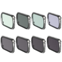 Load image into Gallery viewer, JSR KS 8 in 1 UV + CPL + ND8 + ND16 + ND32 + ND64 + STAR + NIGHT Lens Filter for DJI Air 2S, Aluminum Frame, UV + CPL + ND8 + ND16 + ND32 + ND64 + STAR + NIGHT
