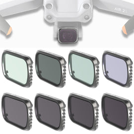 JSR KS 8 in 1 UV + CPL + ND8 + ND16 + ND32 + ND64 + STAR + NIGHT Lens Filter for DJI Air 2S, Aluminum Frame, UV + CPL + ND8 + ND16 + ND32 + ND64 + STAR + NIGHT