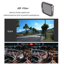 Load image into Gallery viewer, JSR KS 8 in 1 UV + CPL + ND8 + ND16 + ND32 + ND64 + STAR + NIGHT Lens Filter for DJI Air 2S, Aluminum Frame, UV + CPL + ND8 + ND16 + ND32 + ND64 + STAR + NIGHT