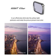 Load image into Gallery viewer, JSR KS 8 in 1 UV + CPL + ND8 + ND16 + ND32 + ND64 + STAR + NIGHT Lens Filter for DJI Air 2S, Aluminum Frame, UV + CPL + ND8 + ND16 + ND32 + ND64 + STAR + NIGHT