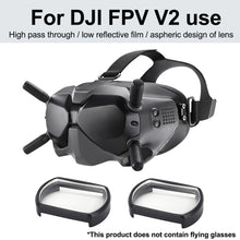 Load image into Gallery viewer, RCSTQ 2 PCS 200 Degree Myopia Glasses Lens Vision Correction Aspherical Lens for DJI FPV Goggles V2, 200 Degree