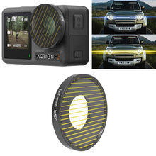 Load image into Gallery viewer, JSR Streak Drawing Lens Filter For DJI Osmo Action 3, Streak Gold, Streak Blue