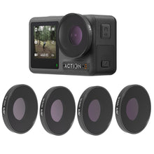Load image into Gallery viewer, JSR 4 in 1 ND8PL / ND16PL / ND32PL / ND64 PL Lens Filter For DJI Osmo Action 3, 4 in 1 NDPL