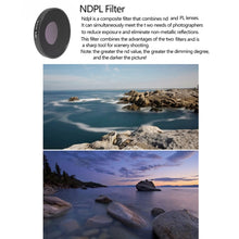 Load image into Gallery viewer, JSR 4 in 1 ND8PL / ND16PL / ND32PL / ND64 PL Lens Filter For DJI Osmo Action 3, 4 in 1 NDPL
