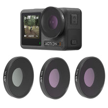 Load image into Gallery viewer, JSR 3 in 1 CPL ND8 ND16 Lens Filter For DJI Osmo Action 3, 3 in 1