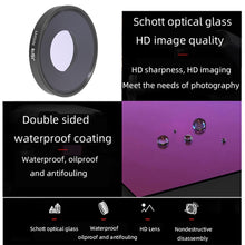 Load image into Gallery viewer, JSR 8 in 1 Streak Blue CPL ND8 ND16 ND32 ND64 STAR NIGHT Lens Filter For DJI Osmo Action 3, 8 in 1