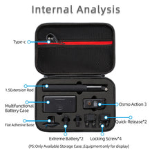 Load image into Gallery viewer, For DJI Osmo Action 3 Carrying Storage Case Bag,Size: 21.5 x 29.5 x 10cm, 21.5 x 29.5 x 10cm