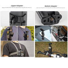 Load image into Gallery viewer, For DJI OSMO Pocket 3 Sunnylife Expansion Adapter Foldable Dual Hooks Adapter Protective Case Bracket, OP3-AD748