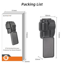 Load image into Gallery viewer, For DJI OSMO Pocket 3 Sunnylife Integrated Gimbal Cover Camera Protector, OP3-Z754