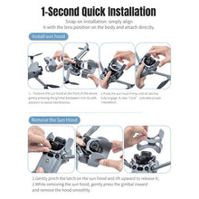 Load image into Gallery viewer, For DJI Mini 4 Pro STARTRC Lens Hood Gimbal Anti-Glare Sunshade Cover, For DJI Mini 5 Pro