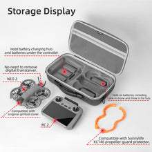 Load image into Gallery viewer, For DJI Neo 2 Sunnylife Portable Carrying Case Combo Shoulder Bag Protective Bag Hard Travel Case, Combo Shoulder Bag