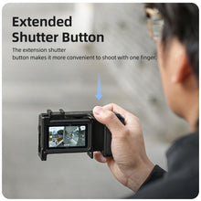 Load image into Gallery viewer, For DJI Action 6 Sunnylife 2-in-1 Detachable Protective Frame &amp; Street Photography Handle Ergonomic Hand Grip Quick Release Shutter Handle, For DJI Action 6