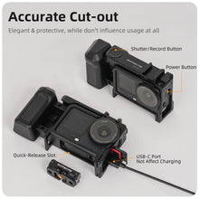 Load image into Gallery viewer, For DJI Action 6 Sunnylife 2-in-1 Detachable Protective Frame &amp; Street Photography Handle Ergonomic Hand Grip Quick Release Shutter Handle, For DJI Action 6