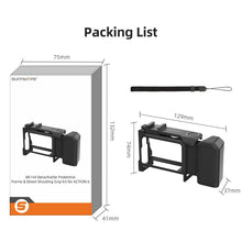 Load image into Gallery viewer, For DJI Action 6 Sunnylife 2-in-1 Detachable Protective Frame &amp; Street Photography Handle Ergonomic Hand Grip Quick Release Shutter Handle, For DJI Action 6