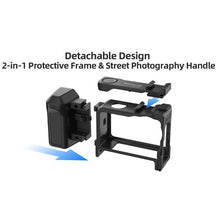 Load image into Gallery viewer, For DJI Action 6 Sunnylife 2-in-1 Detachable Protective Frame &amp; Street Photography Handle Ergonomic Hand Grip Quick Release Shutter Handle, For DJI Action 6