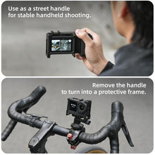 Load image into Gallery viewer, For DJI Action 6 Sunnylife 2-in-1 Detachable Protective Frame &amp; Street Photography Handle Ergonomic Hand Grip Quick Release Shutter Handle, For DJI Action 6