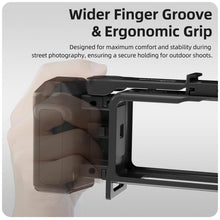 Load image into Gallery viewer, For DJI Action 6 Sunnylife 2-in-1 Detachable Protective Frame &amp; Street Photography Handle Ergonomic Hand Grip Quick Release Shutter Handle, For DJI Action 6
