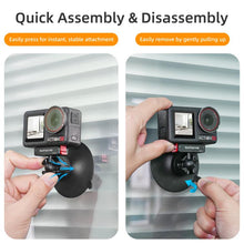 Load image into Gallery viewer, Sunnylife Magnetic Quick-Release Ball-Joint Adapter Mount 360 Rotatable Suction Cup Bracket For DJI Osmo 360 / Action 5 Pro / 4 / 3, For DJI Osmo 360 / Action 5 Pro / 4 / 3