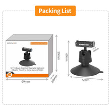 Load image into Gallery viewer, Sunnylife Dual-Direction Magnetic Quick-Release Ball-Joint Adapter Mount 360 Rotatable Suction Cup Bracket For DJI Osmo Nano / Action 6, For DJI Osmo Nano / Action 6