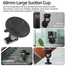 Load image into Gallery viewer, Sunnylife Dual-Direction Magnetic Quick-Release Ball-Joint Adapter Mount 360 Rotatable Suction Cup Bracket For DJI Osmo Nano / Action 6, For DJI Osmo Nano / Action 6