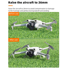 Load image into Gallery viewer, For DJI Mini 3 / 3 Pro BRDRC Folding Heightened Landing Gear Training Rack, For DJI Mini 3 / 3 Pro