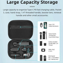 Load image into Gallery viewer, For DJI OSMO Pocket 3 Full Set Portable Carrying Case Shoulder Storage Bag, For DJI OSMO Pocket 3