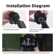 Load image into Gallery viewer, For DJI OSMO Pocket 3 BRDRC Sunshade Lens Protective Cover Hood, For DJI OSMO Pocket 3