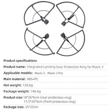 Load image into Gallery viewer, For DJI Mavic 3 / 3 Pro BRDRC Drone Propeller Protective Guard Anti-collision Ring, For DJI Mavic 3 / 3 Pro