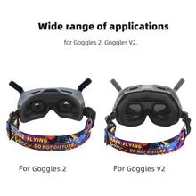 Load image into Gallery viewer, BRDRC Colorful Graffiti Headband Fixed Strap For DJI Aavta Goggles 2 / FPV Goggles V2