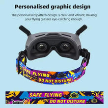 Load image into Gallery viewer, BRDRC Colorful Graffiti Headband Fixed Strap For DJI Aavta Goggles 2 / FPV Goggles V2