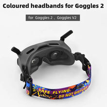 Load image into Gallery viewer, BRDRC Colorful Graffiti Headband Fixed Strap For DJI Aavta Goggles 2 / FPV Goggles V2
