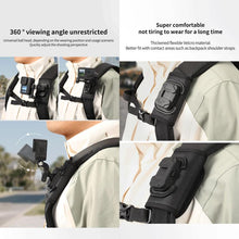 Load image into Gallery viewer, STARTRC Hook And Loop Fastener Universal Backpack Clip Mount, Backpack Clip