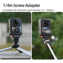Load image into Gallery viewer, Sunnylife AD118 Sunnylife Cold Shoe Magnetic Quick Release Adapter Mount 1/4 180 Tilt Adjustable Selfie Stick Adapter Stand For DJI Osmo 360 / Action 5 Pro / 4 / 3, AD118 For DJI Osmo 360 / Action 5 Pro