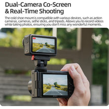Load image into Gallery viewer, Sunnylife AD118 Sunnylife Cold Shoe Magnetic Quick Release Adapter Mount 1/4 180 Tilt Adjustable Selfie Stick Adapter Stand For DJI Osmo 360 / Action 5 Pro / 4 / 3, AD118 For DJI Osmo 360 / Action 5 Pro