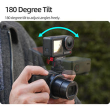 Load image into Gallery viewer, Sunnylife AD118 Sunnylife Cold Shoe Magnetic Quick Release Adapter Mount 1/4 180 Tilt Adjustable Selfie Stick Adapter Stand For DJI Osmo 360 / Action 5 Pro / 4 / 3, AD118 For DJI Osmo 360 / Action 5 Pro