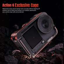 Load image into Gallery viewer, For DJI Osmo Action 6 STARTRC Metal Cage Frame with Cold Shoe, For DJI Osmo Action 6 Metal Cage
