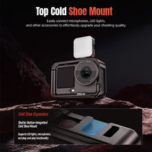Load image into Gallery viewer, For DJI Osmo Action 6 STARTRC Metal Cage Frame with Cold Shoe, For DJI Osmo Action 6 Metal Cage
