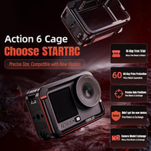 Load image into Gallery viewer, For DJI Osmo Action 6 STARTRC Metal Cage Frame with Cold Shoe, For DJI Osmo Action 6 Metal Cage