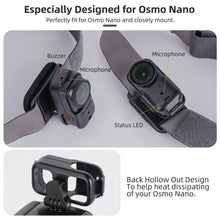 Load image into Gallery viewer, For DJI Osmo Nano Sunnylife 360 Rotation Vertical-Horizontal Head Strap with Adapter Adjustable Head Lanyard Braided Safe Rope