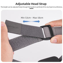Load image into Gallery viewer, For DJI Osmo Nano Sunnylife 360 Rotation Vertical-Horizontal Head Strap with Adapter Adjustable Head Lanyard Braided Safe Rope