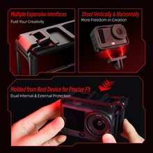 Load image into Gallery viewer, For DJI Osmo Action 6 STARTRC Plastic Cage Vertical-Horizontal Expansion Adapter Frame with Cold Shoe, For DJI Osmo Action 6 Plastic Cage