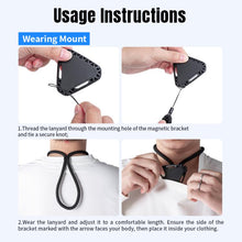 Load image into Gallery viewer, STARTRC Action Camera Magnetic Neck Mount Holder Vlog POV Neck Strap