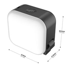 Load image into Gallery viewer, For DJI Osmo Pocket 3 STARTRC Cat Ears Magnetic Three Colors LED Fill Light with Fixed Clamp, For DJI Osmo Action 6 / 5 Pro / 4 / 3