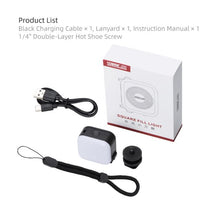 Load image into Gallery viewer, For DJI Osmo Pocket 3 STARTRC Cat Ears Magnetic Three Colors LED Fill Light with Fixed Clamp, For DJI Osmo Action 6 / 5 Pro / 4 / 3